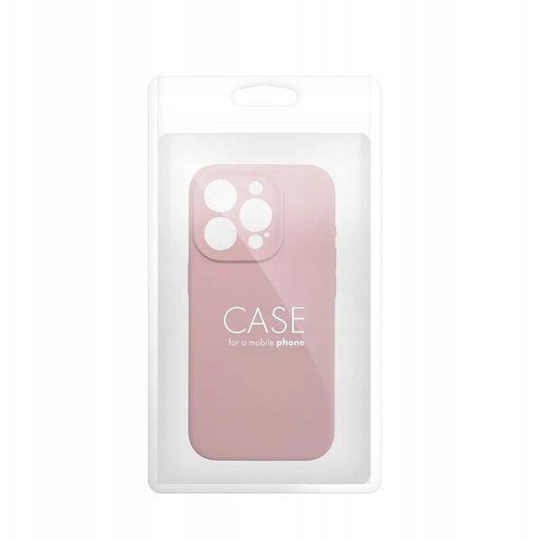Futerał SILICONE 2mm do IPHONE 15 pudrowy róż