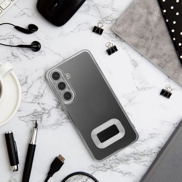 Futerał GLAM do XIAOMI REDMI NOTE 14 Pro Plus 5G srebrny