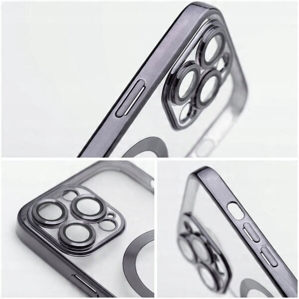 Futerał ELECTRO MAG COVER kompatybilny z MagSafe do IPHONE SE 2025 srebrny