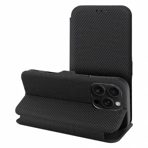 Kabura FOLIO Side Magnet do IPHONE 16 PRO czarny