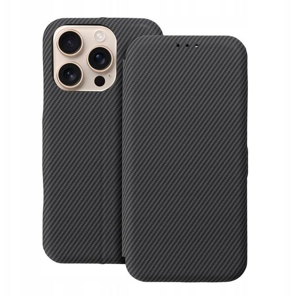 Kabura FOLIO Side Magnet do IPHONE 16 PRO szary