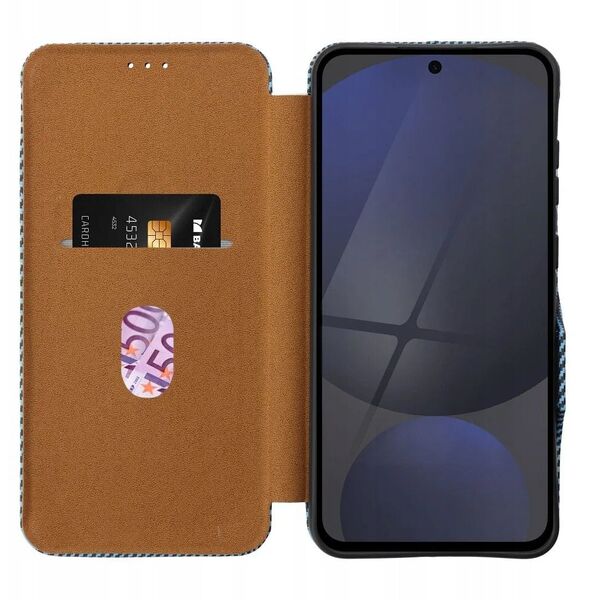 Kabura FOLIO Side Magnet kompatybilny z S-PEN do SAMSUNG S23 ULTRA niebieski