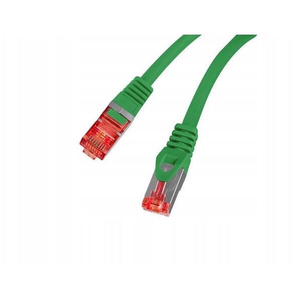 PATCHCORD KAT.6 S/FTP LSZH CU 15M ZIELONY FLUKE PASSED LANBERG