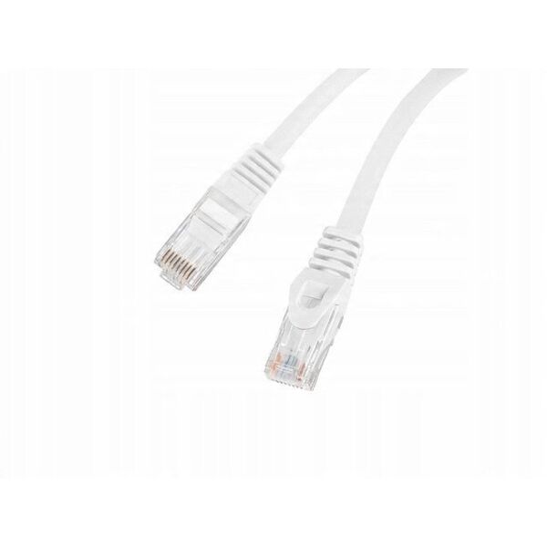 PATCHCORD KAT.6 UTP LSZH CU 10M BIAŁY FLUKE PASSED LANBERG