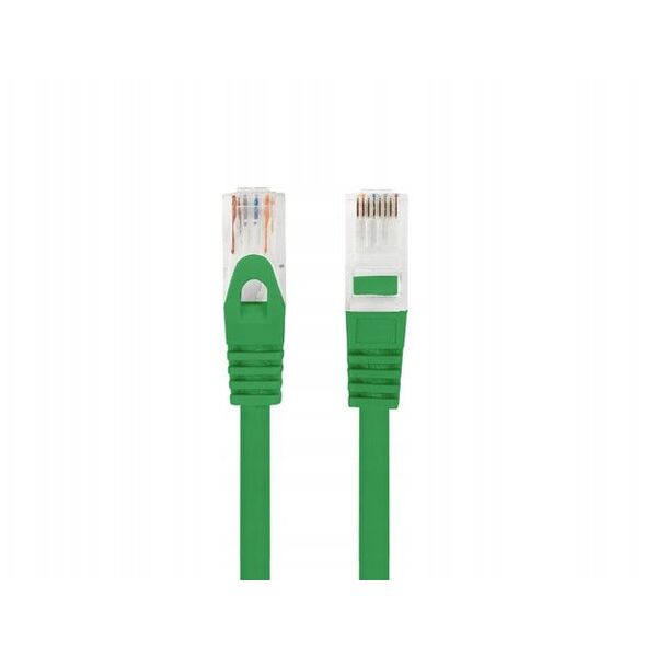 PATCHCORD KAT.6 UTP LSZH CU 1M ZIELONY FLUKE PASSED LANBERG