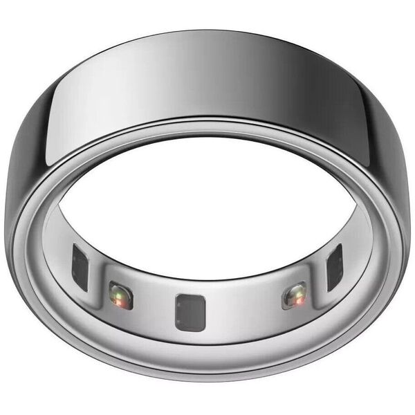 Oura Ring 4 έξυπνο δαχτυλίδι, Ασημί, μέγεθος 7