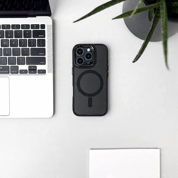 Etui Fashion Case με MagSafe για iPhone 16e - μαύρο