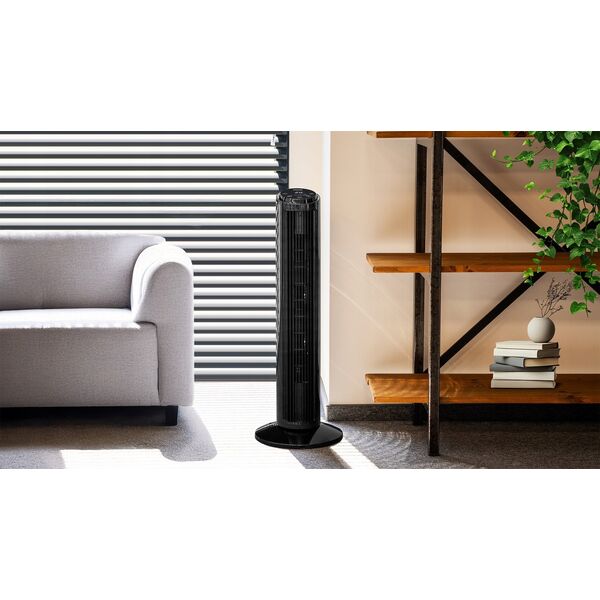 Στήλη ανεμιστήρα 74cm - μαύρο