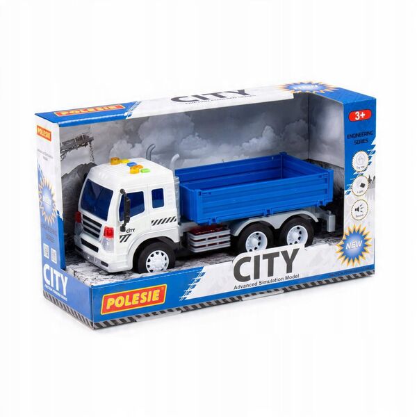 Polesie 91666 Φορτηγό CITY με φως, ήχο, ανοιγόμενη πόρτα