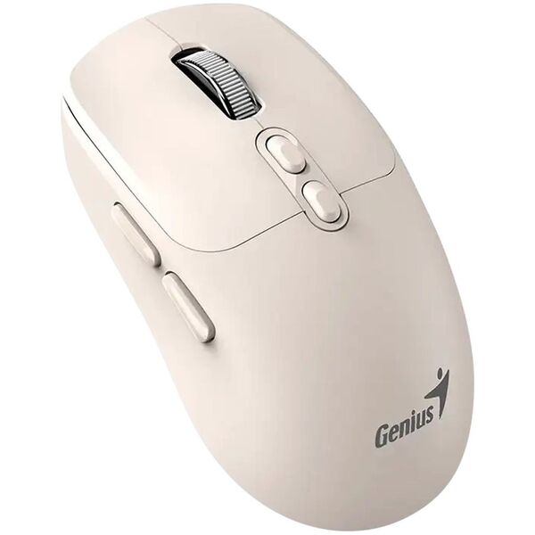 GENIUS ποντίκι NX-8080S BT/ διπλό Bluetooth + 2,4GHz/ 1600 dpi/ Copilot/ ασύρματο/ αθόρυβο/ μπεζ