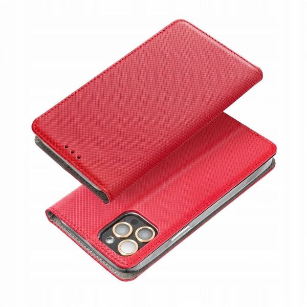 Kabura SMART CASE Book για MOTOROLA MOTO G PLAY 2025 κόκκινο