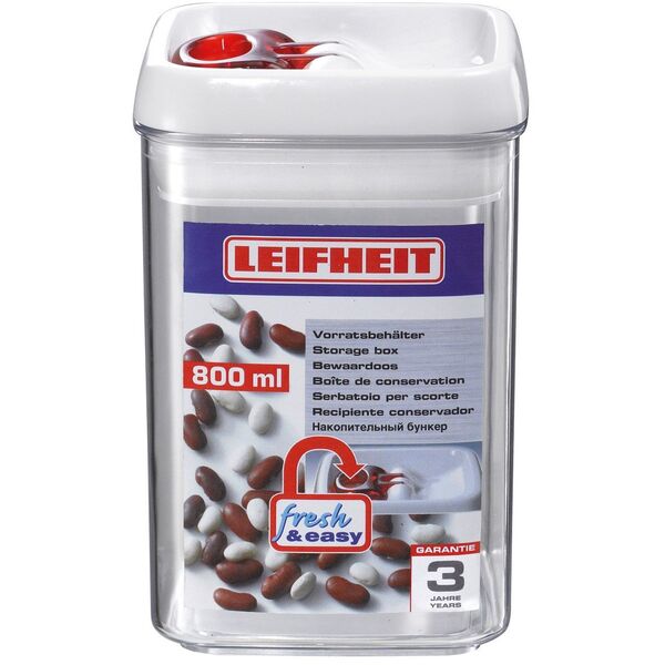 Leifheit ΔΟΧΕΙΟ FRESH & EASY 800 ML ΟΡΘΟΓΩΝΙΟ 31208