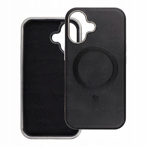 Θήκη GENTLEMAN MAG COVER συμβατή με MagSafe για IPHONE 16 μαύρο
