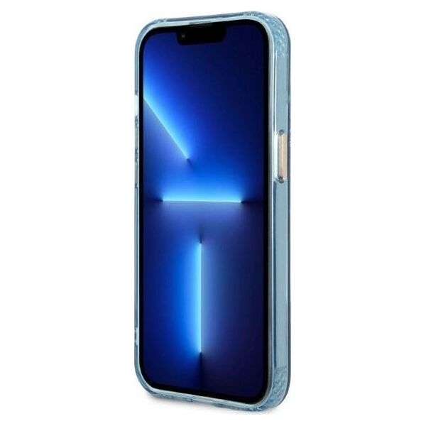 Guess Guess GUHMP13MHTCMB iPhone 13 6,1" niebieski/blue hard case Gold Outline Translucent MagSafe NoSize