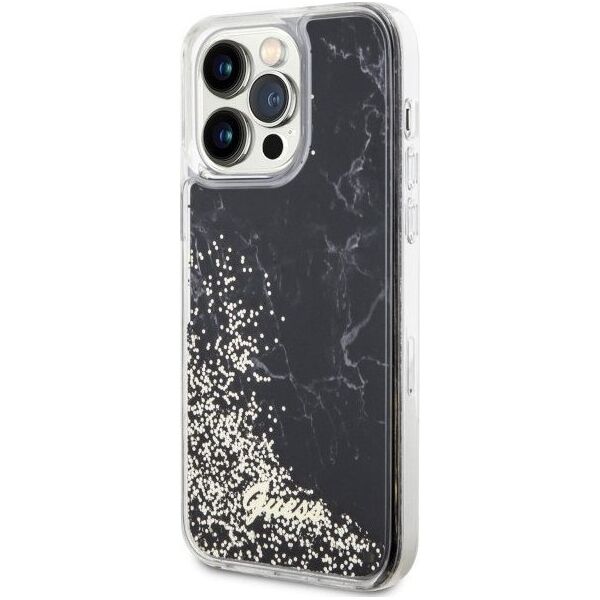 Guess Etui Guess GUHCP14XLCSGSGK Apple iPhone 14 Pro Max czarny/black hardcase Liquid Glitter Marble