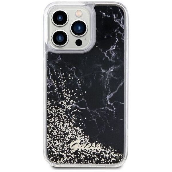 Guess Etui Guess GUHCP14XLCSGSGK Apple iPhone 14 Pro Max czarny/black hardcase Liquid Glitter Marble
