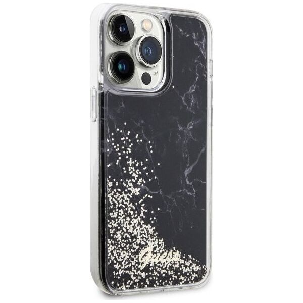 Guess Etui Guess GUHCP14XLCSGSGK Apple iPhone 14 Pro Max czarny/black hardcase Liquid Glitter Marble