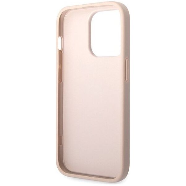 Guess Guess GUHCP15L4GMGPI iPhone 15 Pro 6.1" różowy/pink hardcase 4G Big Metal Logo