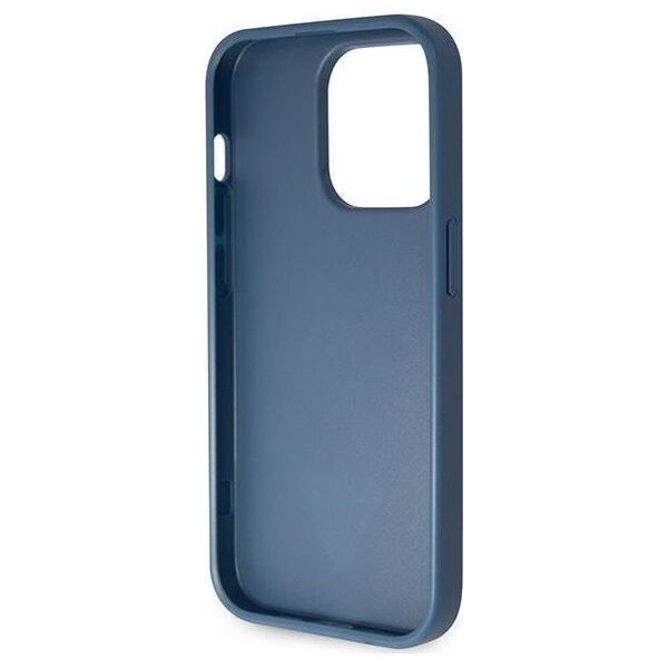 Guess Guess GUHCP15LP4TDSCPB iPhone 15 Pro 6.1" niebieski/blue hardcase Crossbody 4G Metal Logo