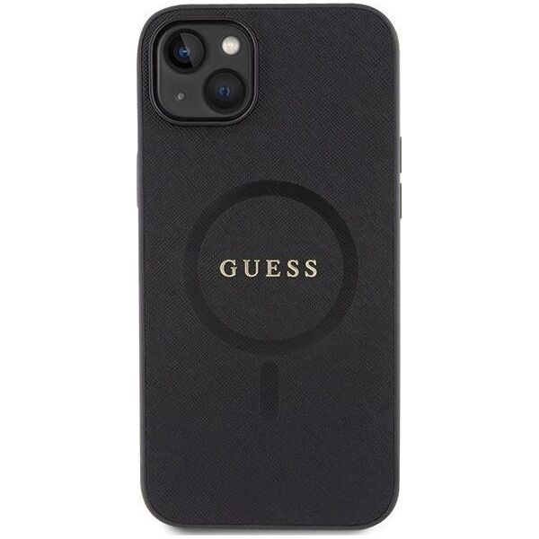 Guess Guess GUHMP15MPSAHMCK iPhone 15 Plus 6.7" czarny/black hardcase Saffiano MagSafe