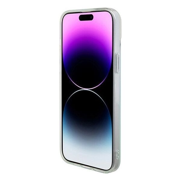 Guess Guess GUHMP15XHITSQ iPhone 15 Pro Max turkusowy/turquoise hardcase IML Iridescent MagSafe