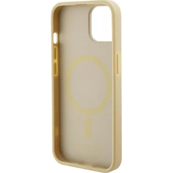 Guess Guess GUHMP15MPSAHMCB iPhone 15 Plus / 14 Plus 6.7" złoty/gold hardcase Saffiano MagSafe