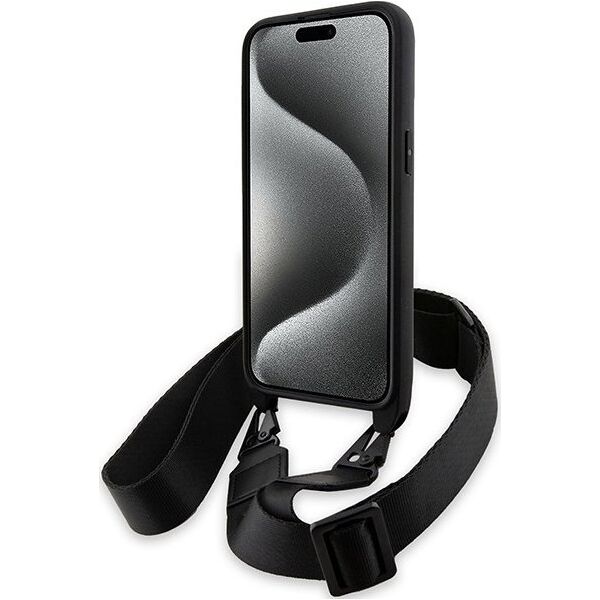 BMW BMW BMHCP15X23PSCCK iPhone 15 Pro Max 6.7" czarny/black hardcase M Edition Carbon Stripe & Strap