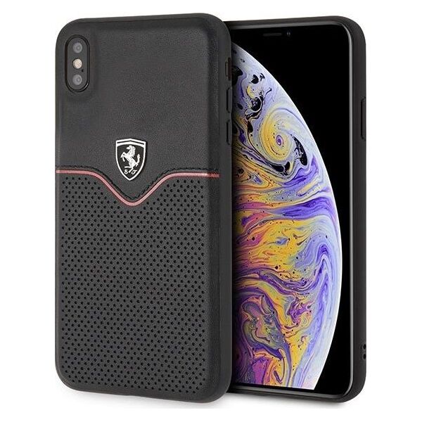 Ferrari Ferrari Hardcase FEOVEHCI65BK iPhone Xs Max black/czarny Off Track Victory uniwersalny