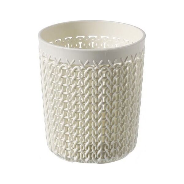 Curver Pojemnik Knit 0,6L Okrągły Kremowy Curver