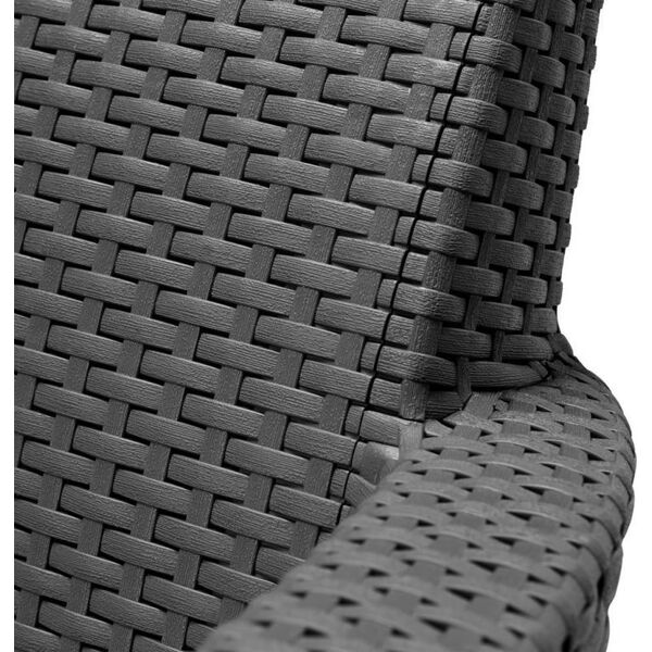 Allibert Podwójna sofa SALEMO - grafit