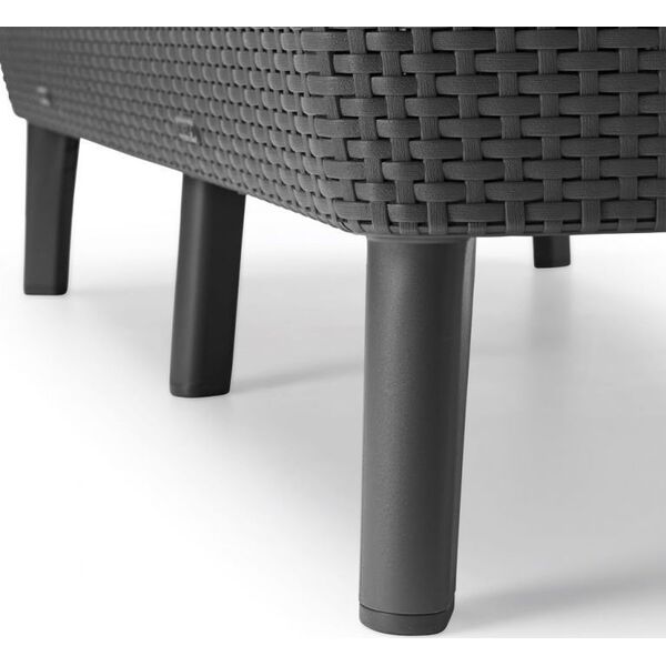 Allibert Podwójna sofa SALEMO - grafit