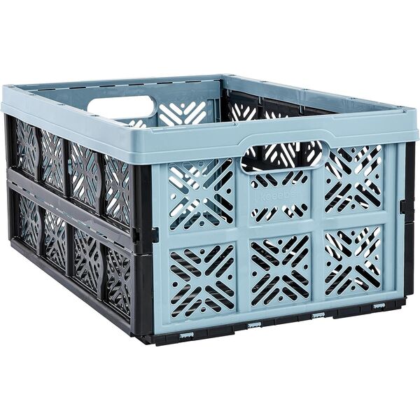 Keeeper KEEEPER - Kosz składany - IDA - skrzynka - pojemnik - nordic blue - 32 L