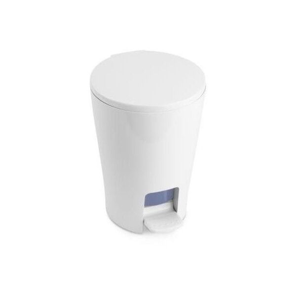 Κάδος μπάνιου με πεντάλ 5L Diabolo λευκό 8411801203552