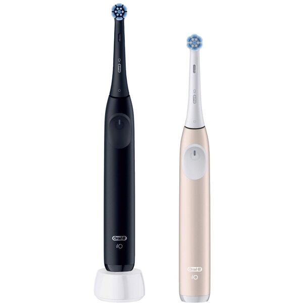 Oral-B iO Series 2 Νύχτα Μαύρο/ Ήρεμο Ροζ με 2η λαβή