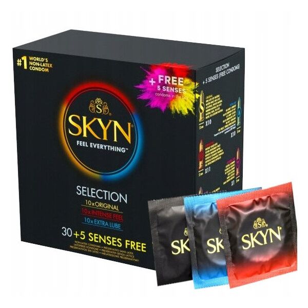 Επιλογή SKYN 30 + 5 τεμ Senses κουτί προφυλακτικών