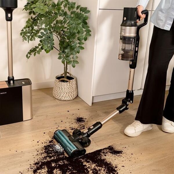 Cecotec Conga Rockstar 5500 Hurricane Station Pet Flex Odkurzacz pionowy ze stacją czyszczącą