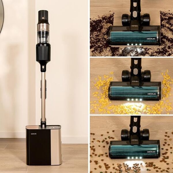 Cecotec Conga Rockstar 5500 Hurricane Station Pet Flex Odkurzacz pionowy ze stacją czyszczącą