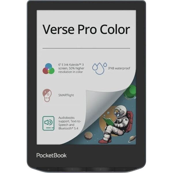 PocketBook Verse Pro Color + Shell Cover μαύρο 6"