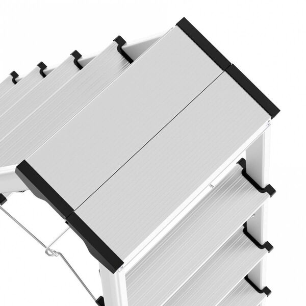 Δίπλευρη σκάλα D60 StandardLine / αλουμινίου / 2x5 σκαλοπάτια 4007126865519