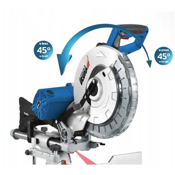 Πριόνι κοπής 305mm 2000W με ολίσθηση, κλίση 2 πλευρές