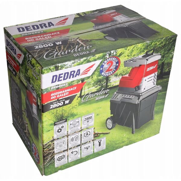 Θρυμματιστής κλαδιών 2800W, 45mm