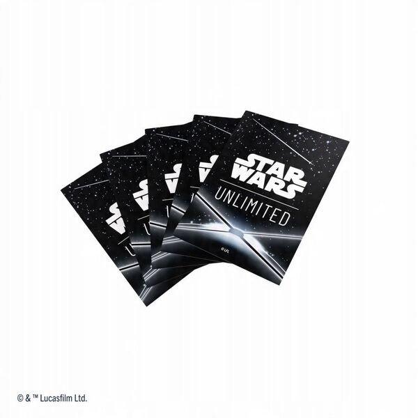 Gamegenic: Star Wars Unlimited - Art Sleeves - Κάρτα Πίσω Μαύρο