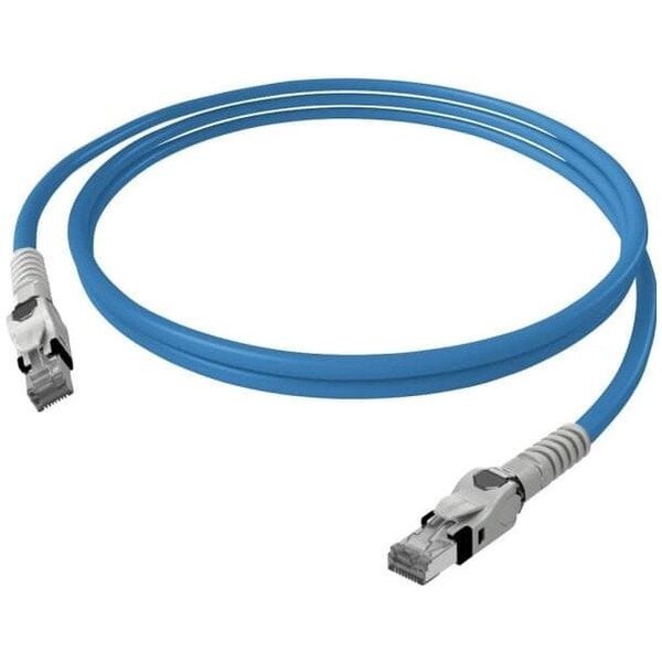 Καλώδιο crossover Easylan VarioBoot Cat.6A, S/FTP, μπλε, 1 m