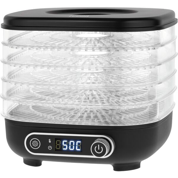 Suszarka do grzybów , warzyw , owoców , 300W , 5 sit , wyświetlacz , termoobieg , TEESA
