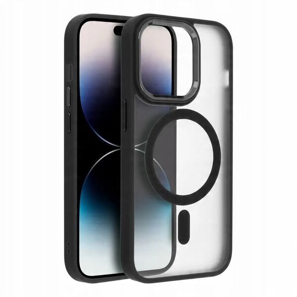 Θήκη MATTE MAG COVER συμβατή με MagSafe για SAMSUNG S25 μαύρο