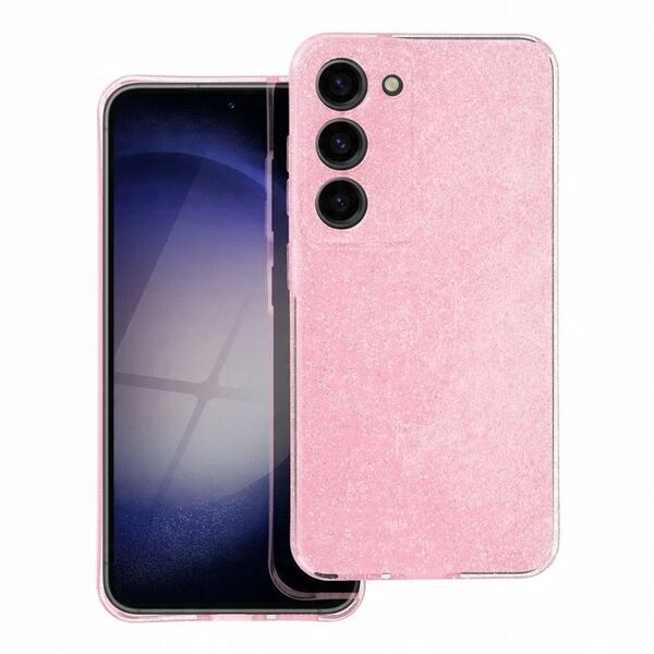 Θήκη CLEAR CASE 2 mm BLINK για SAMSUNG S25 ροζ