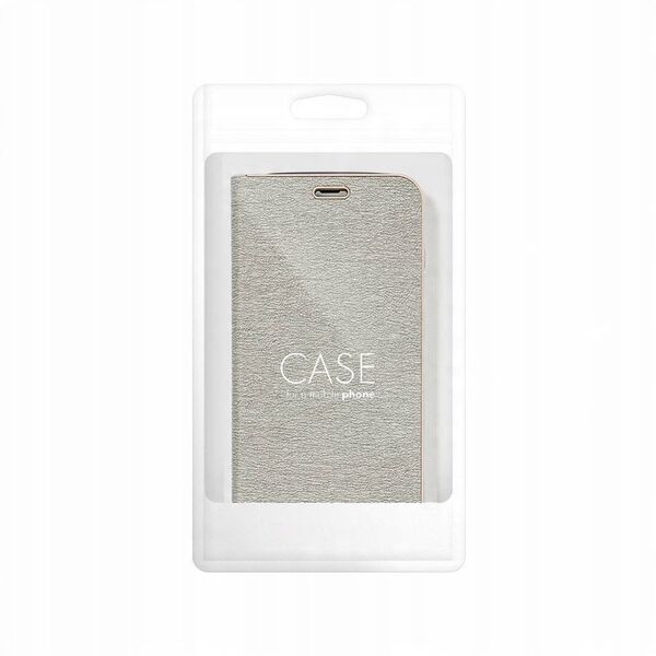 Θήκη LUNA Book Gold για SAMSUNG S25 Plus ασημί