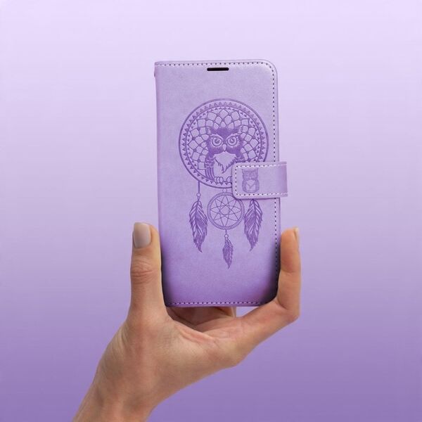 Θήκη MEZZO Book για SAMSUNG S25 ονειροπαγίδα μοβ