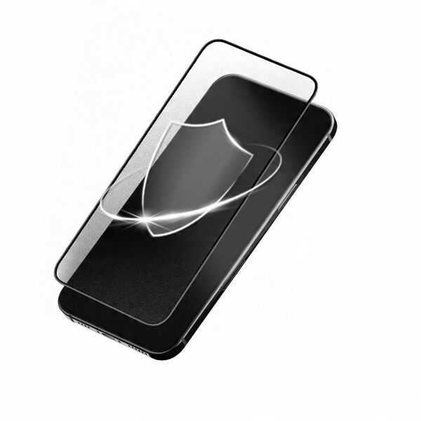 Tempered glass for iPhone 15 Forcell Matt Glass μαύρο