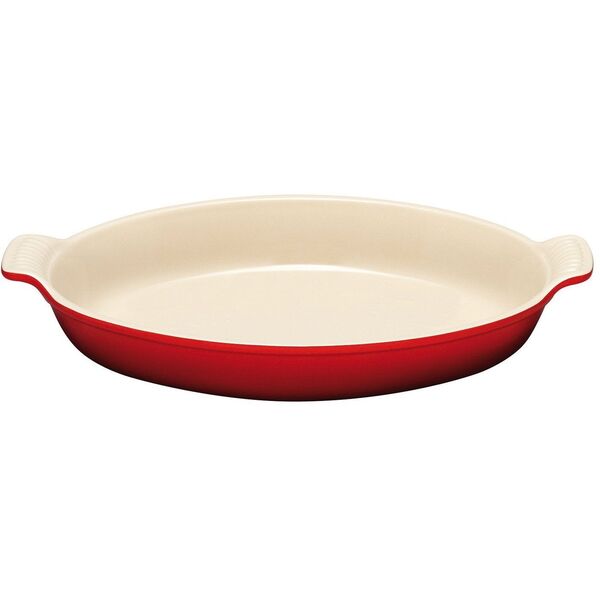Le Creuset Oval Heritage Stoneware Baking Dish 28cm / 1 6L Red 0630870040983